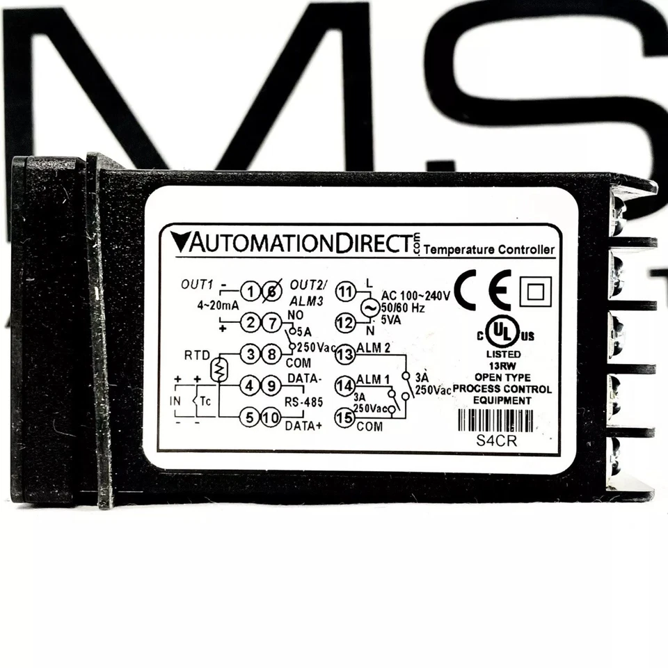 Automation Direct SL4848-CR 100-240VAC 50/60Hz 5VA Controller - Image 3 of 4