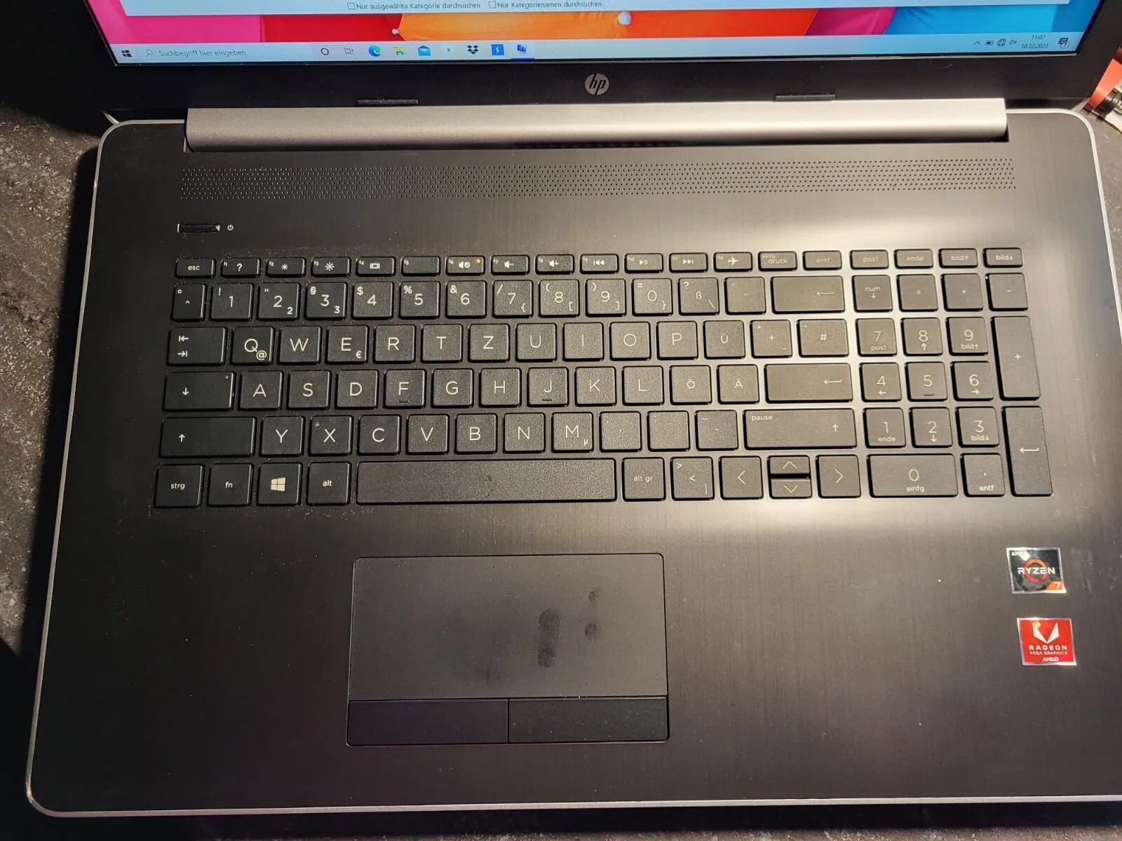 HP Laptop 17 Zoll, AMD Ryzen 7, 16GB, Windows 10 Home eBay