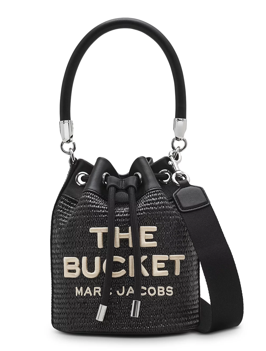 Marc Jacobs The Woven Bucket Bag Crossbody ~NWT~ Black | eBay