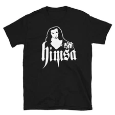 Hot Vtg HIMSA Band Gift For Fans Cotton Full Size Men Women Black Tee Shirt