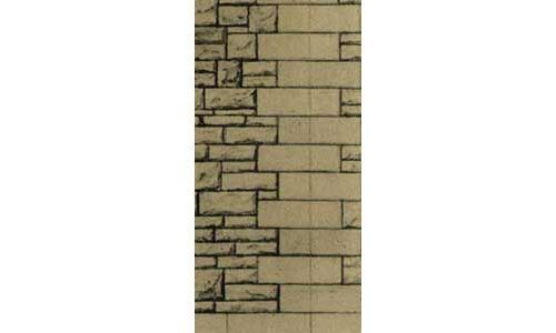 OO Grey Rubble Walling Papers - Superquick D12 - 6 sheets 7x10""