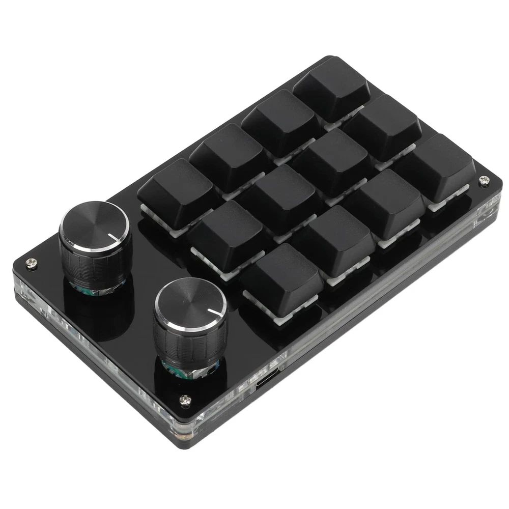 Macro Mechanical Keyboard 12 Keys Multifunctional DIY Programmable Keyboard P...