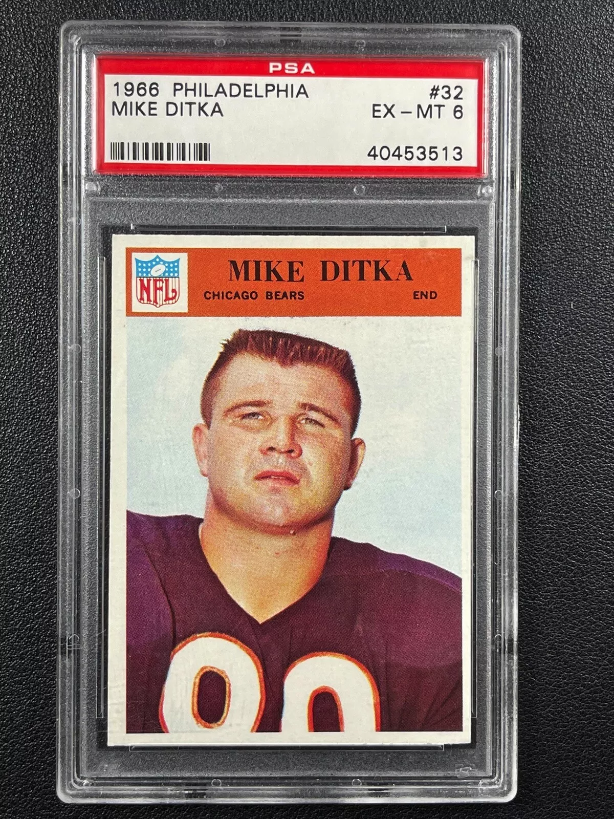 Mike Ditka trading card