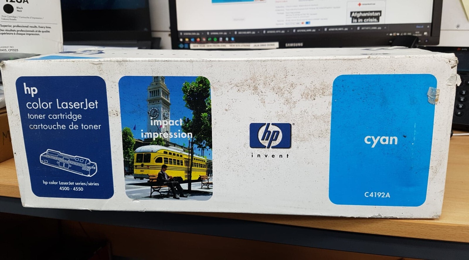 ORIGINAL C4192A/92A Cyan Toner Cartridges FOR HP Printers - Clearance