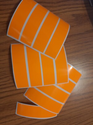 13 Fluorescent Orange Arrow Wraps