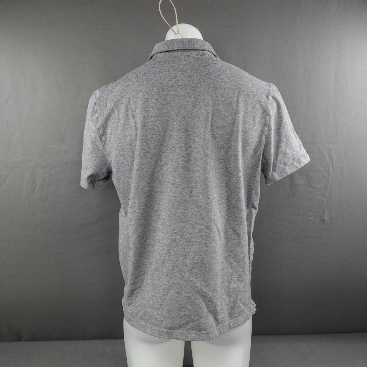 Buffalo David Bitton Mens Polo Shirt Large Blue Preppy