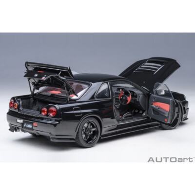 77463 AUTOart 1 18 Nissan NISMO R34 GT-R Z-tune (Black Pearl