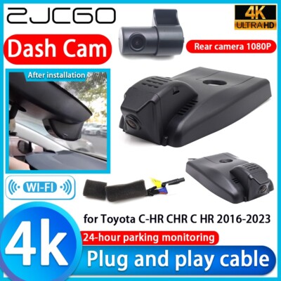 Plug and Play 4K UHD Wifi DVR Dash Cam Camera for Toyota C-HR CHR C HR ...