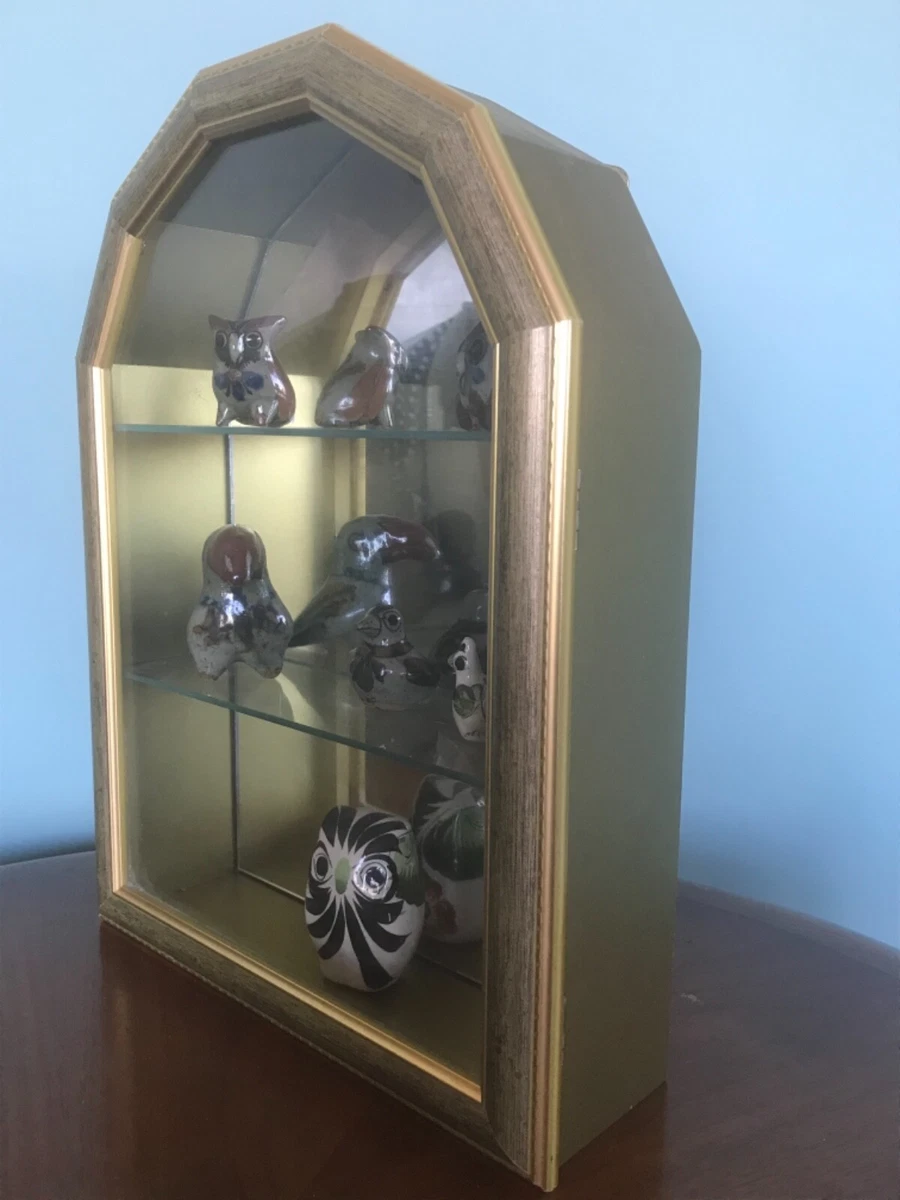 Wall hanging curio display case deals