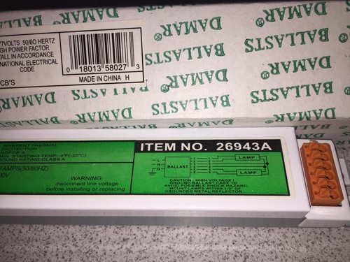 DAMAR EL214-221T5-120/277HF Rapid Start Ballast EEL - Picture 2 of 4