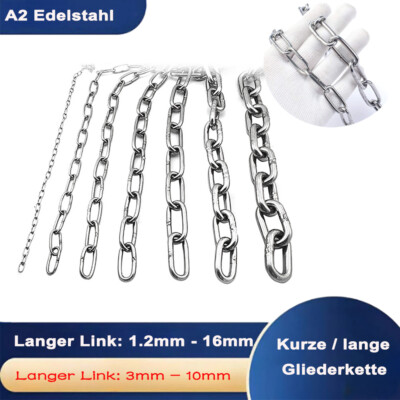 Hochfeste Stahlkette GK10 Blau - 13mm Mit 6700kg Tragkraft Pro Meter