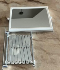 MCM Jerdon Accordion Wall Mount Pivoting Make Up Vanity Mirror Scissor