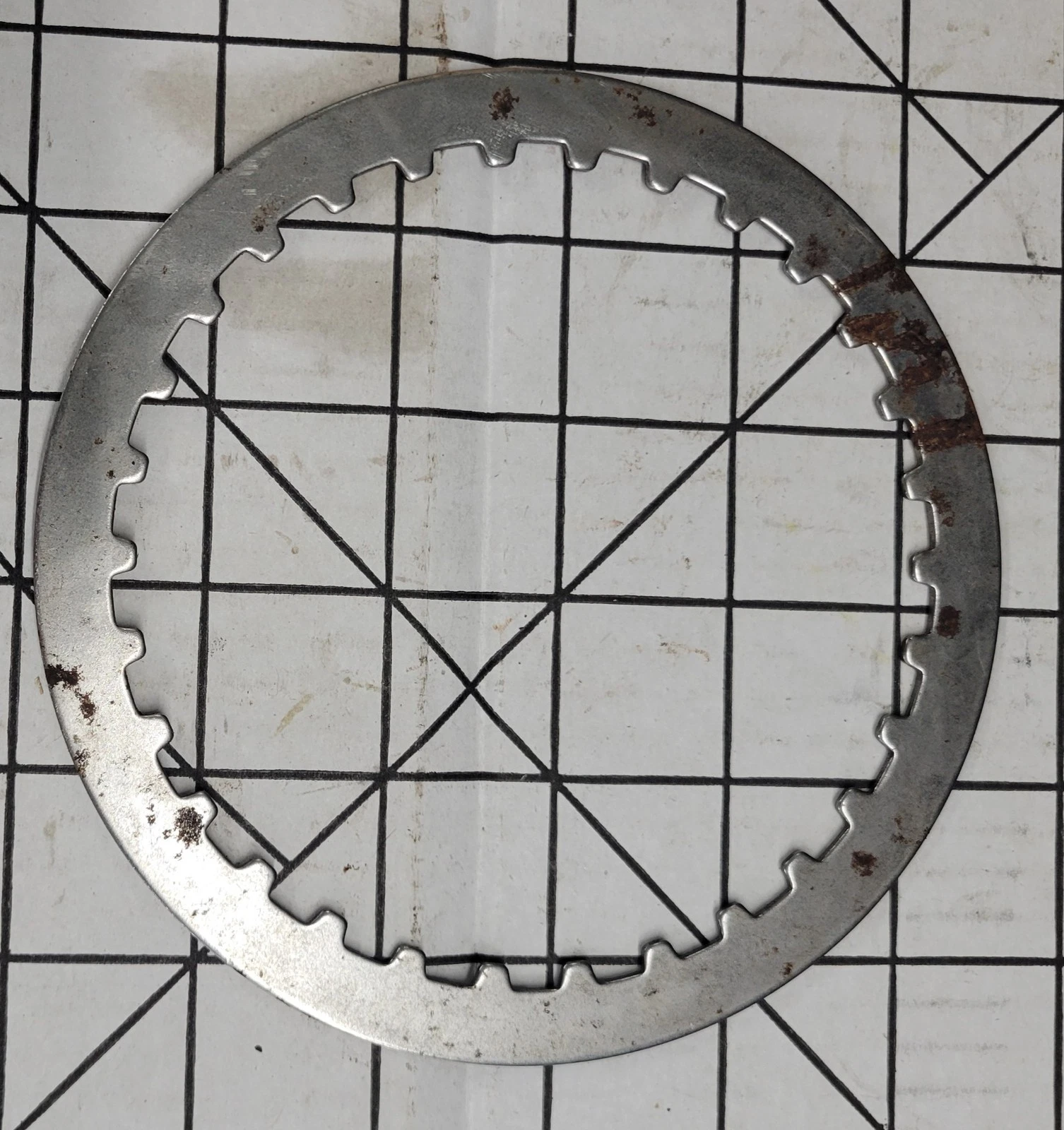 Harley Belt Drives Replacement Round Steel Clutch Plate 2