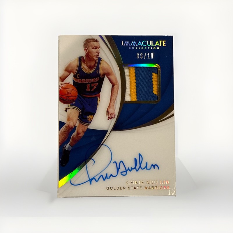 2018-19 Panini Immaculate Collection Game Day Swatch On Card Auto /10