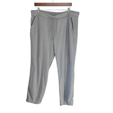 Member's Mark Ladies Lounge Straight Leg Pant Light Gray Taupe Size XXL Comfy