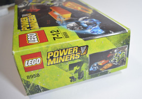 LEGO System 8958 Power Miners Granite Grinder Almost Complete Box