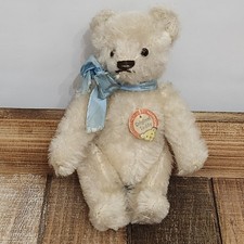 Vintage German Steiff White Mohair Bear, 1950's-60's, 15cm