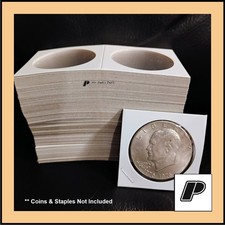 200 2x2 Coin Holder Flips for Large Silver Dollar Cardboard NON-PVC Guardhouse