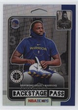 2019 Panini NBA Hoops Premium Stock Back Stage Pass Holo Draymond Green #1 11ng
