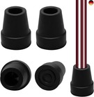 4 Stück Gummipuffer für Wanderstöcke, 19mm Gehstock Gummipuffer, Krücken Gummi, 