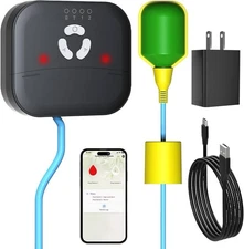 Smart WiFi High Water Level Alarm with Mobile App Alerts, Sump Pump Alarm, Wa...