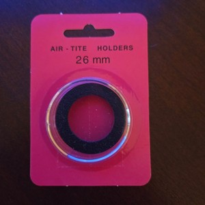 Genuine Air Tite Black Ring Type Coin Holders