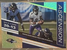 Lamar Jackson 2021 #A5 Donruss Elite Ascension Insert Baltimore Ravens
