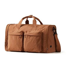 Aji Foldable Gym Bag for Women Men with Shoes Compartment, 3 in 1 Carry on Tr...