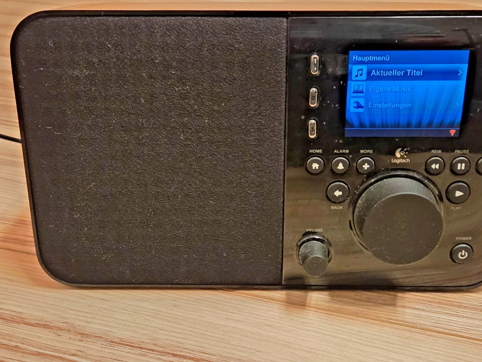 Original Logitech Squeezebox Radio, schwarz, mit Anleitung, aus erster Hand - Bild 3 von 4