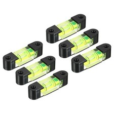 6Pcs Wooden Camera Bubble Level Single Line Mini Magnetic Spirit Bubble Levels