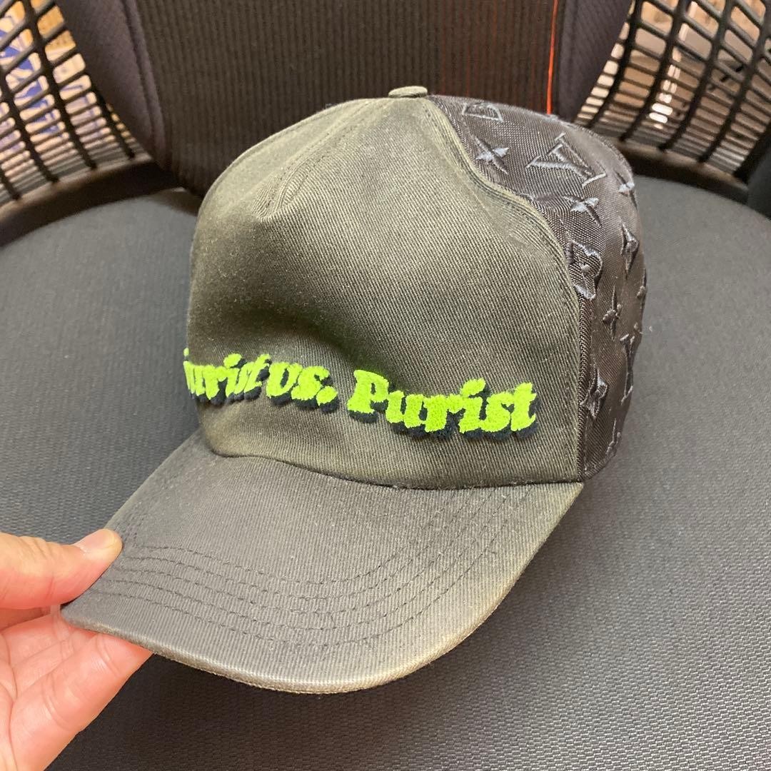 LOUIS VUITTON Tourist vs Purist Cap 60 Black Monogram Virgil Abloh