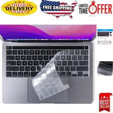 Washable Clear Keyboard Protector for MacBook Pro 13" 2020-2023 - US Layout