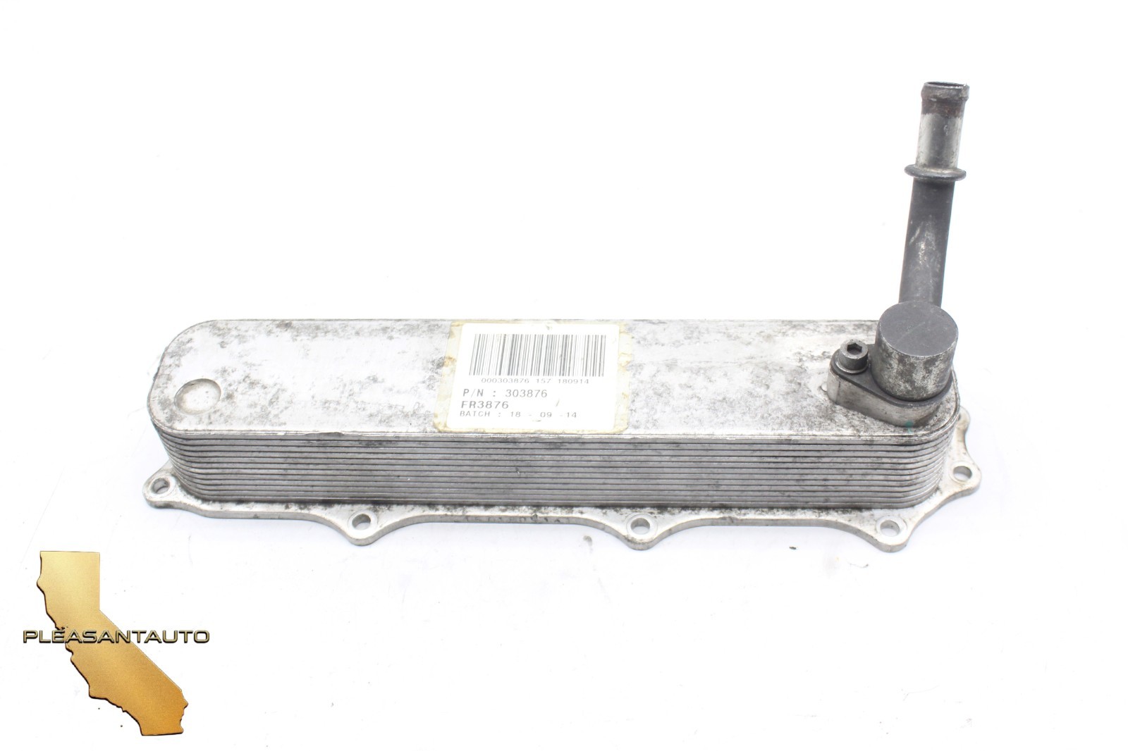 2014-2017 MASERATI GHIBLI SQ4 3.0L V6 M157 ENGINE OIL COOLER HEAT EXCHANGER OEM