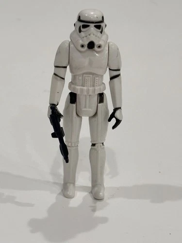 Vintage 1977 Kenner Star Wars Stormtrooper Figure Complete Original First 12 HK
