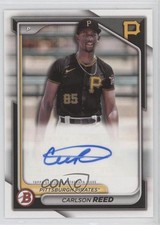 2024 Bowman Paper Prospect Retail Auto Carlson Reed #PPRA-CR Auto 7iu