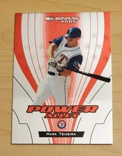 2005 Donruss - Power Alley Mark Teixeira #PA-15 Red /2500