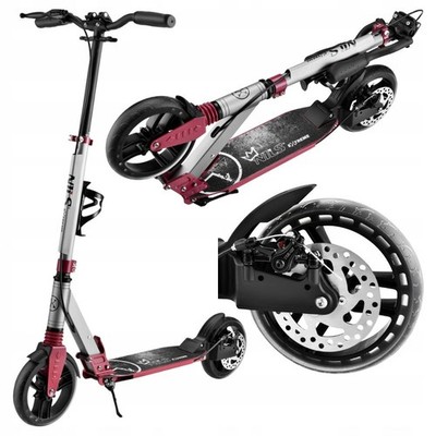 Folding Scooter 200mm Disc Brake Height Adjustable