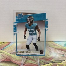 2020 Panini Chronicles - Clearly Donruss Rated Rookie CJ Henderson #RR-CH (RC)