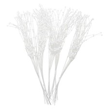 150 pcs Stick Stems Bouquets, White, For Wedding Decors