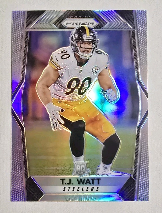 2017 Panini Prizm - Rookies T.J. Watt #216 Silver Prizm (RC)