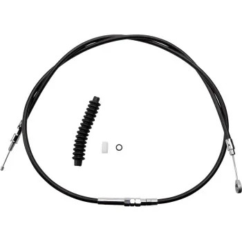 DS High Eff Black Vinyl Clutch Cable 76-11/16in Dyna Super Glide T Sport 01-03