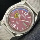 AUTOMATIC VINTAGE SEIKO JAPAN 7009A MENS FERRARI DIAL WATCH a700542-1