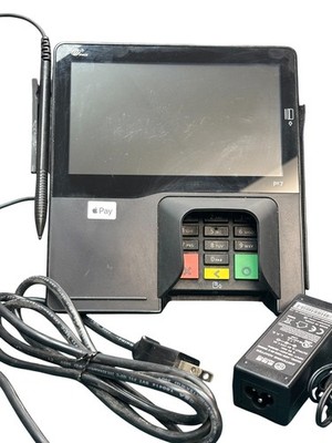 PAX PX7 Credit Card Terminal Pin Pad EMV NFC Signature Pad w/ Power & Cables