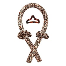 Eco-Friendly Heatless Curling Headband   Overnight Curls in a Leopard Design