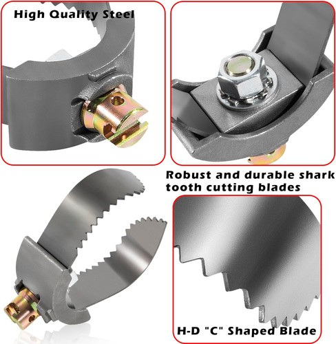 52822 T-232 H-D 3" C Cortador Cable Acoplador Drenaje Herramienta de Limpieza para RIDGID K-400 - Imagen 5 de 12