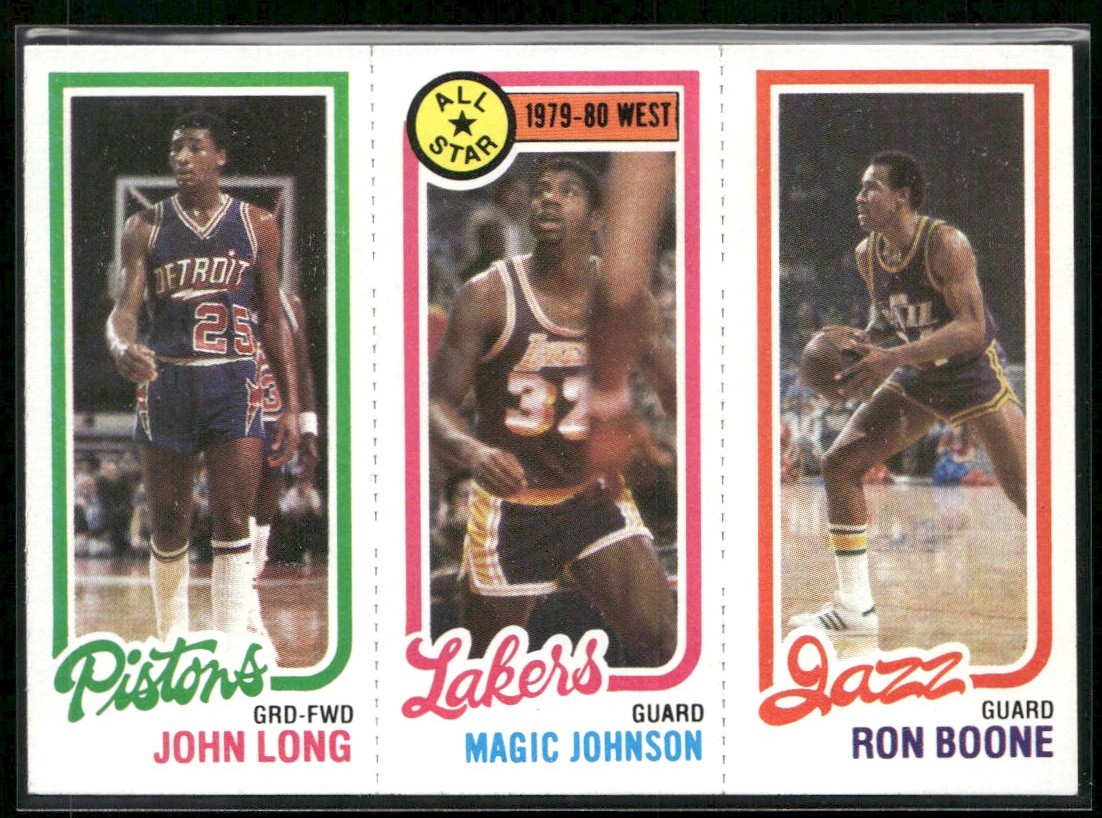 John Long / Magic Johnson / Ron Boone 1980-81 Topps #18 / 88 / 237