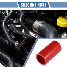 45mm 1.77 Id 100mm 3.94 Length 0 Degree Red Car Silicone Hose Universal