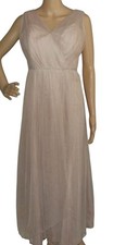 Watters Kathy Dress Womens Size 12 Blush Pink formal bridesmaid long maxi