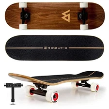 SUV Skateboards 7 Layer Canadian Maple Deck with Tool (SUV Natural), 31" x 8.5"