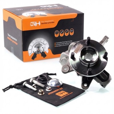 1x Achsschenkel Komplett Vorne Links für Ford Fiesta 2002-2008 4-Loch-Felge